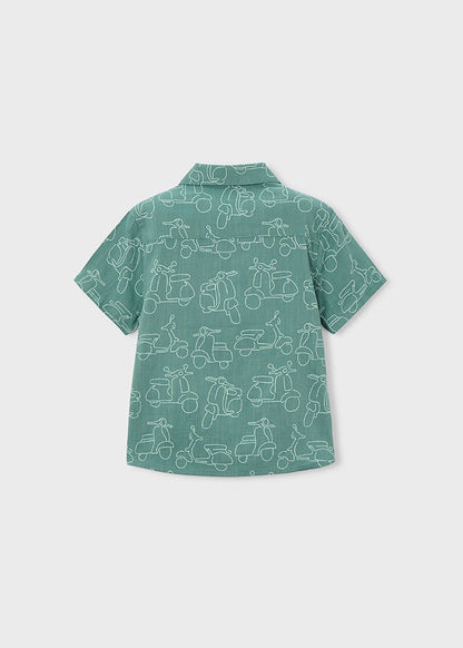 Boys Button Down S/s Shirt