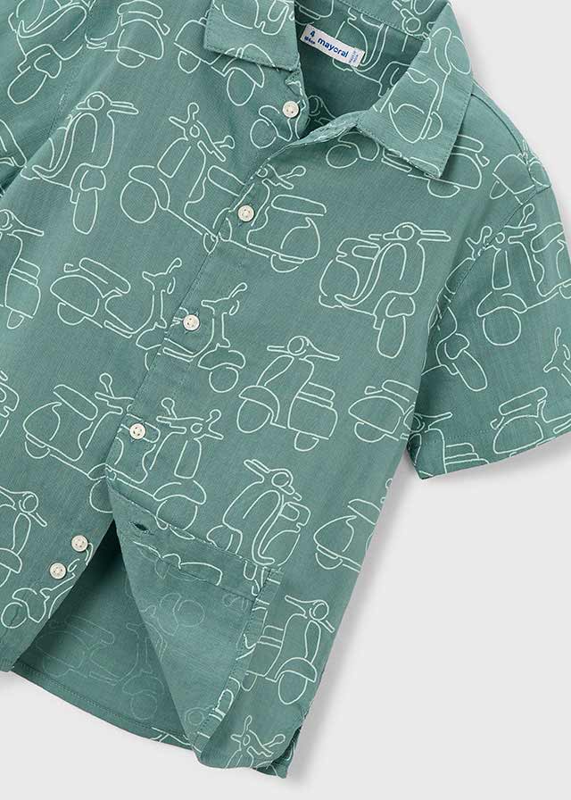 Boys Button Down S/s Shirt