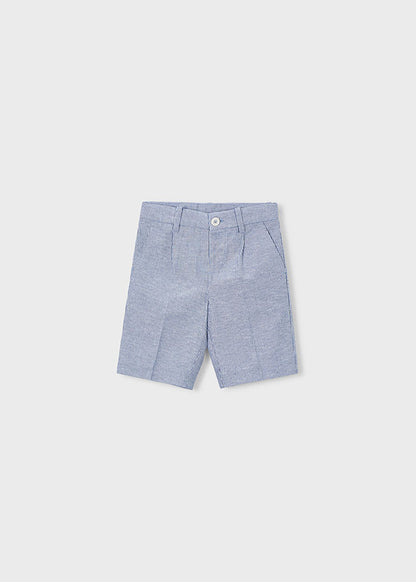Boys Striped Linen Capris