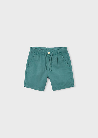 Boy Linen Bermuda Shorts