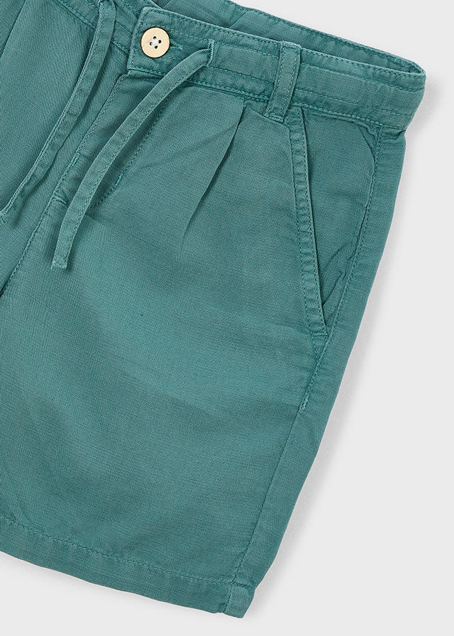 Boy Linen Bermuda Shorts