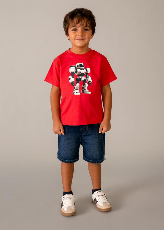 Boy Denim Bermuda Shorts