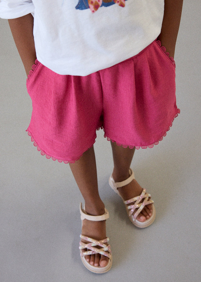 Girls Petal Shorts