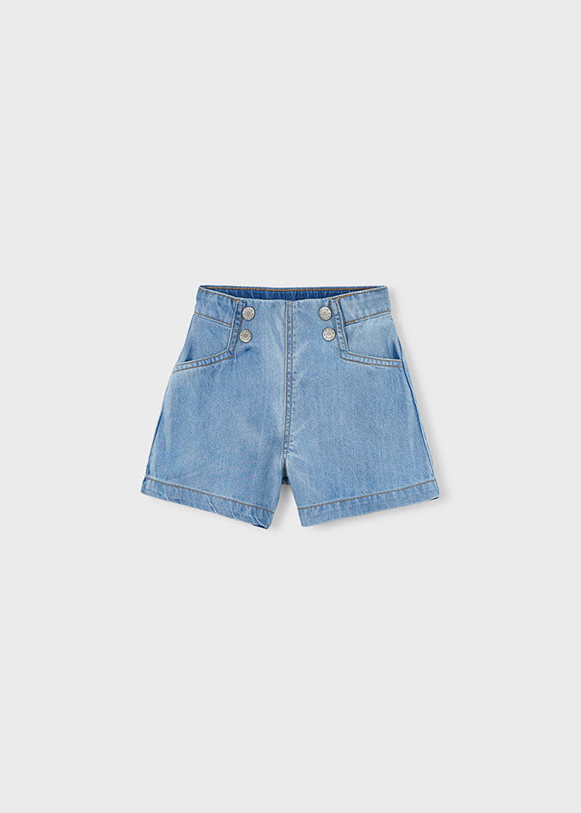 Girl Denim Bermuda Shorts