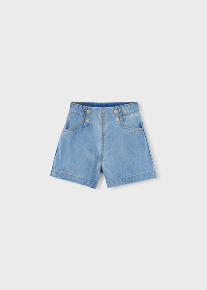 Girl Denim Bermuda Shorts