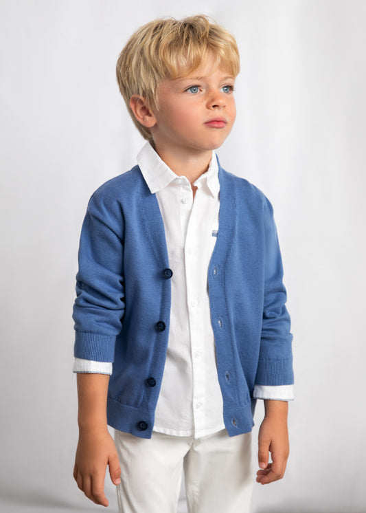 Boy Blue Knit Cardigan