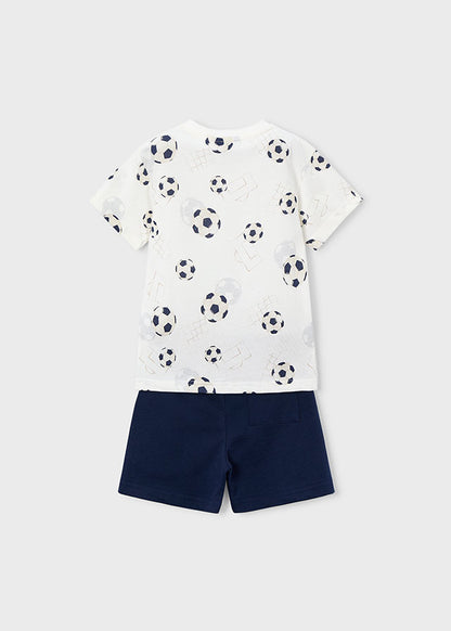 Boy Soccer Knit Set