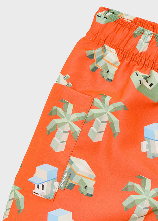 Boys Printed Swim Shorts
