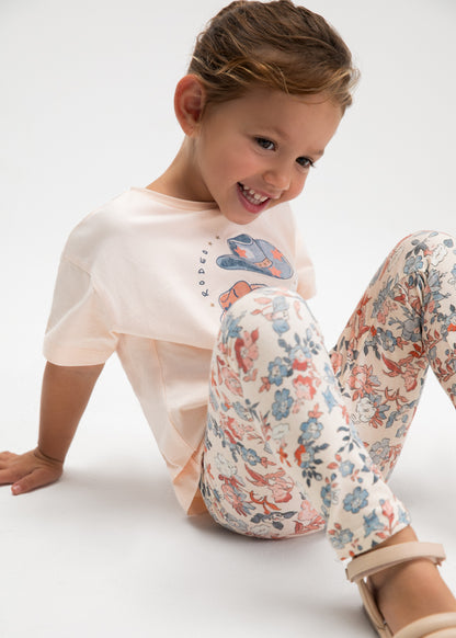 Girl Printed Shirt and legging Set