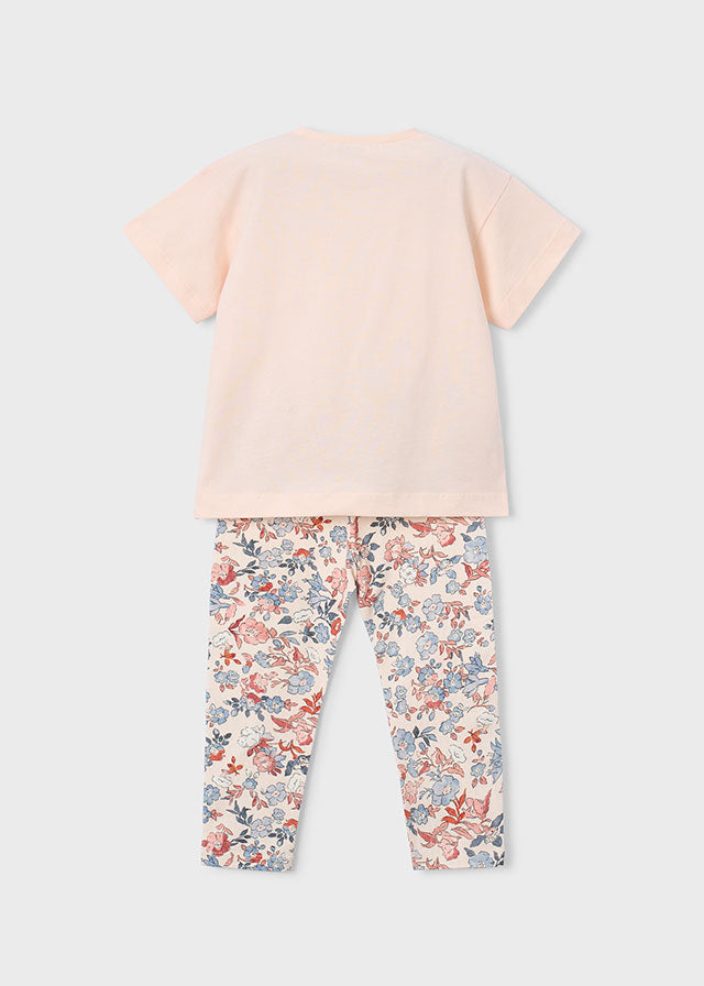 Girl Printed Shirt and legging Set