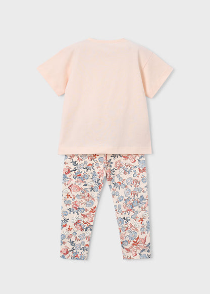 Girl Printed Shirt and legging Set