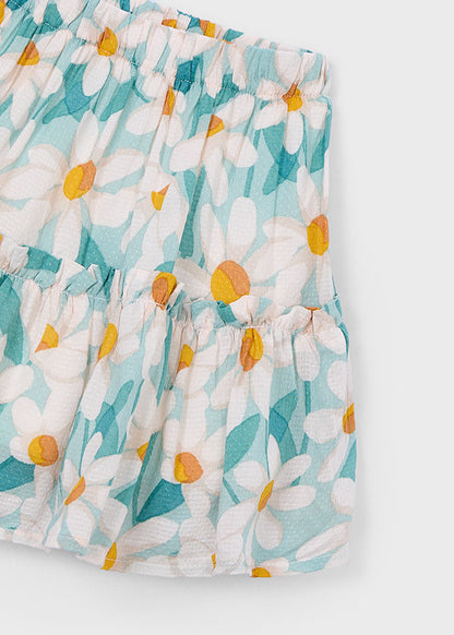 Girl Printed Dobby Skirt