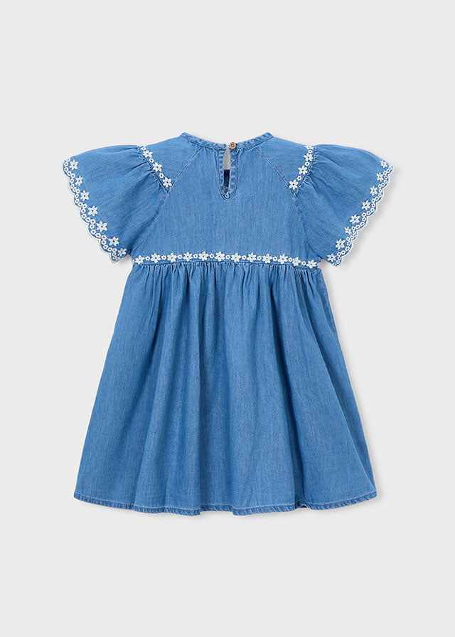 Girl Floral Embroidered Dress