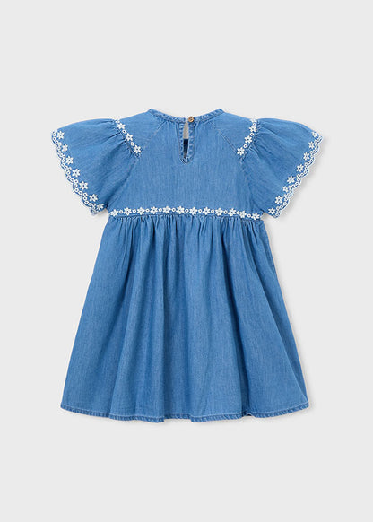 Girl Floral Embroidered Dress