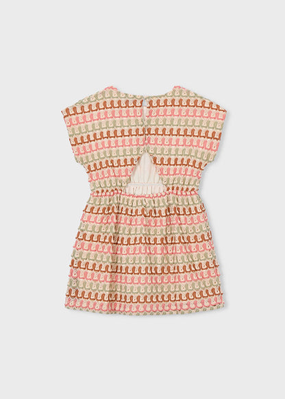 Girl Tangerine Knit Dress