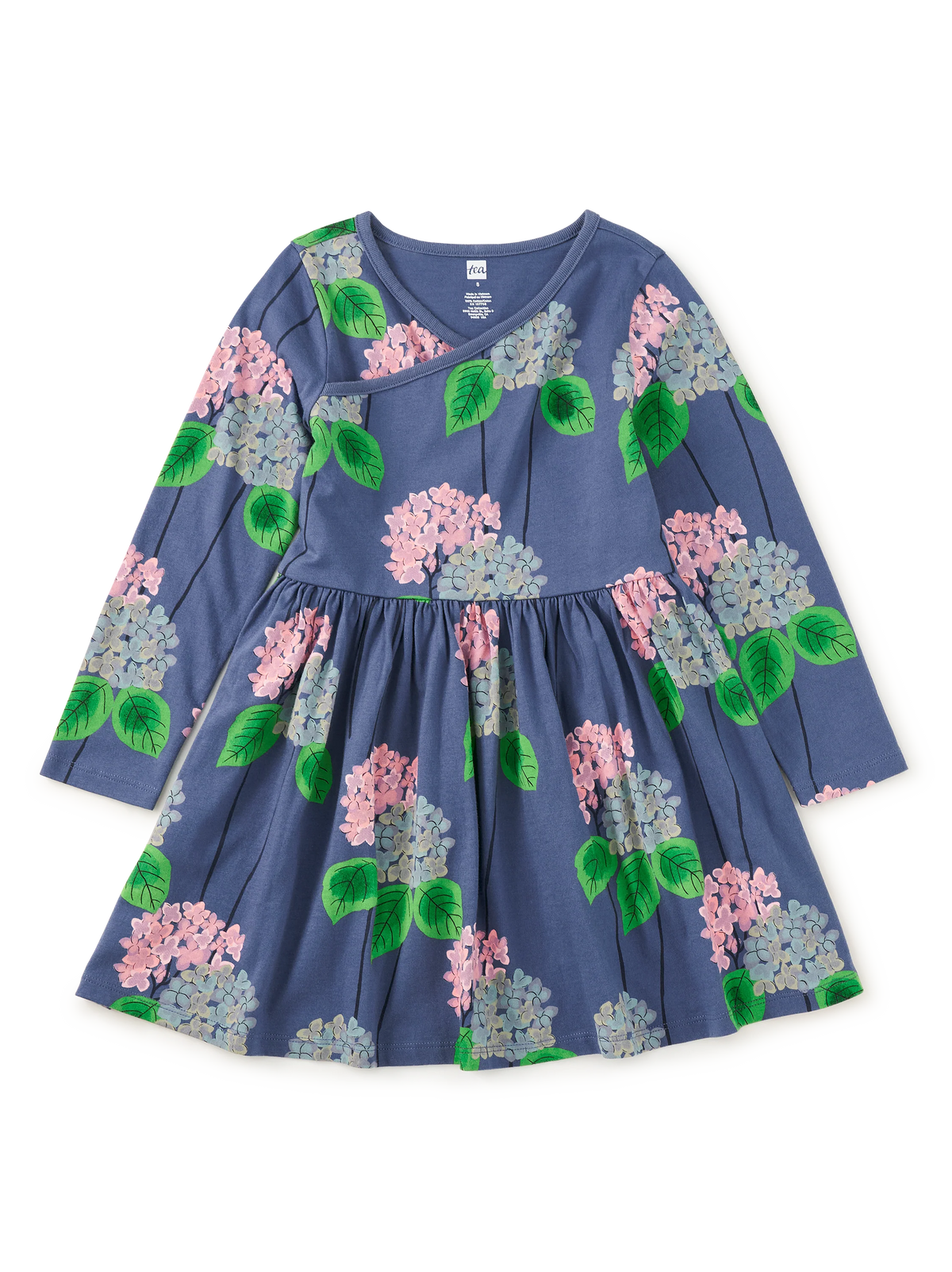 Girl Hydrangeas L/s Dress