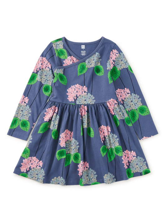 Girl Hydrangeas L/s Dress