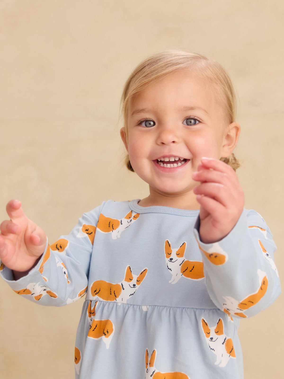 Infant Girl Corgis 2Pc Set