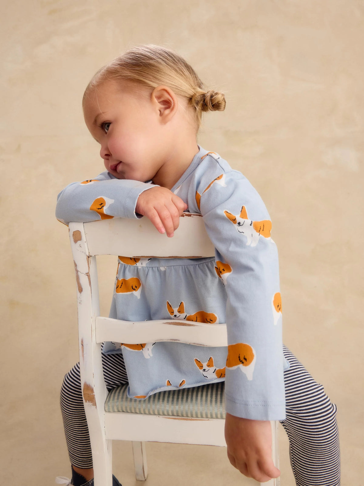 Infant Girl Corgis 2Pc Set