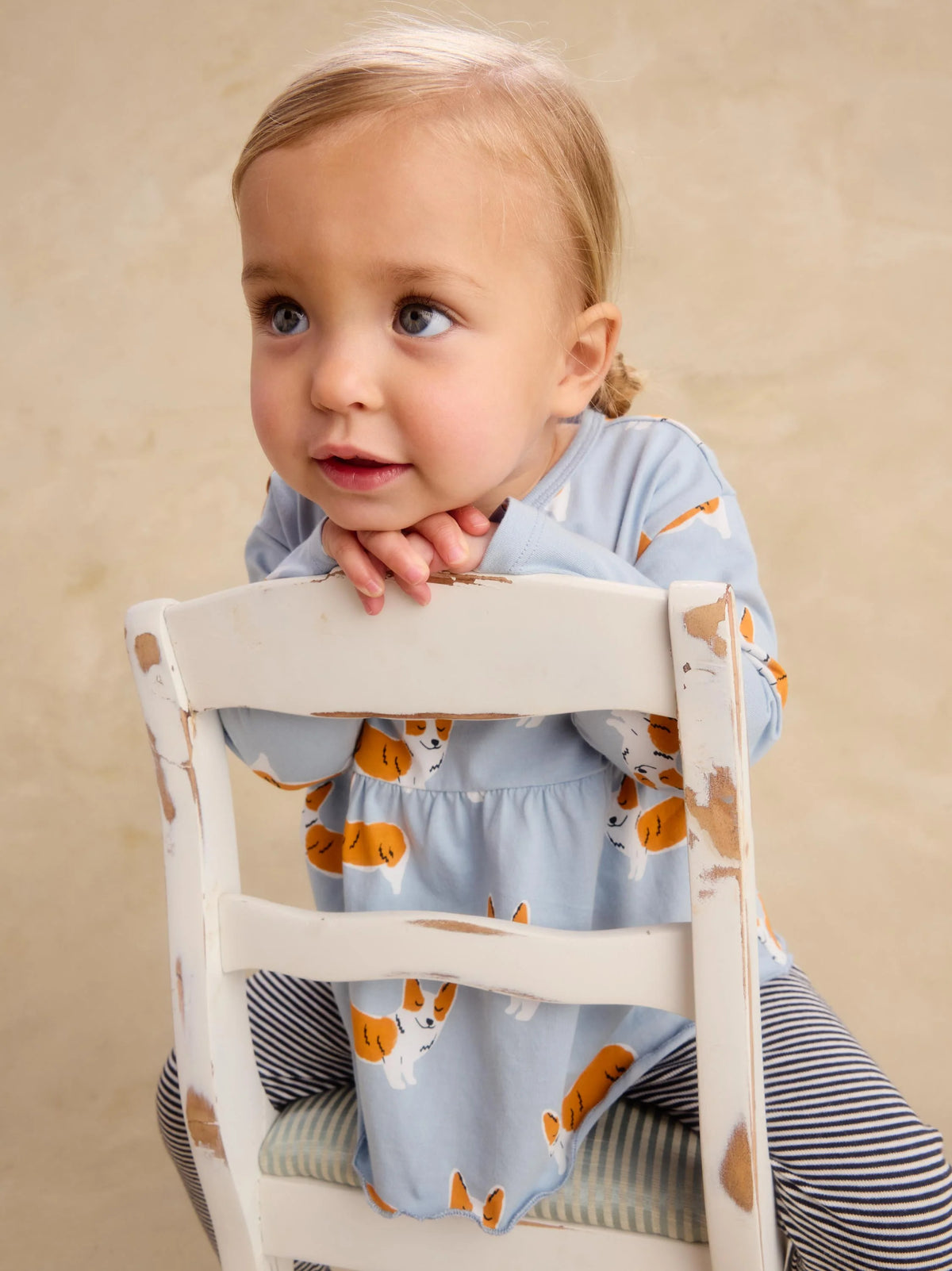 Infant Girl Corgis 2Pc Set