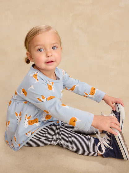 Infant Girl Corgis 2Pc Set