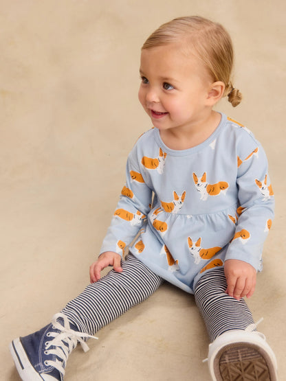 Infant Girl Corgis 2Pc Set