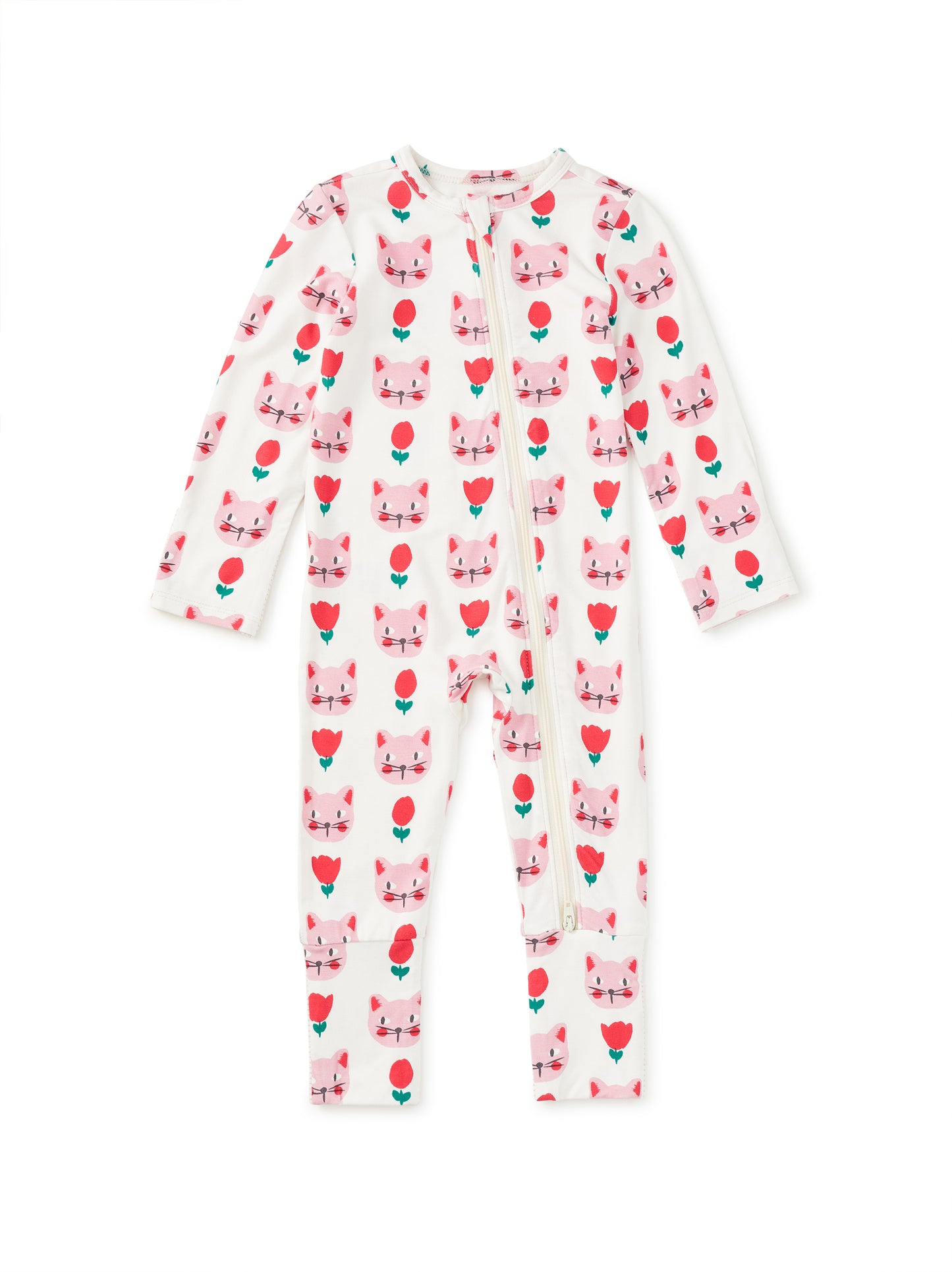 Pretty Kitty Footed Romper