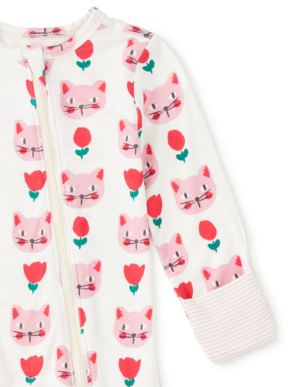 Pretty Kitty Footed Romper