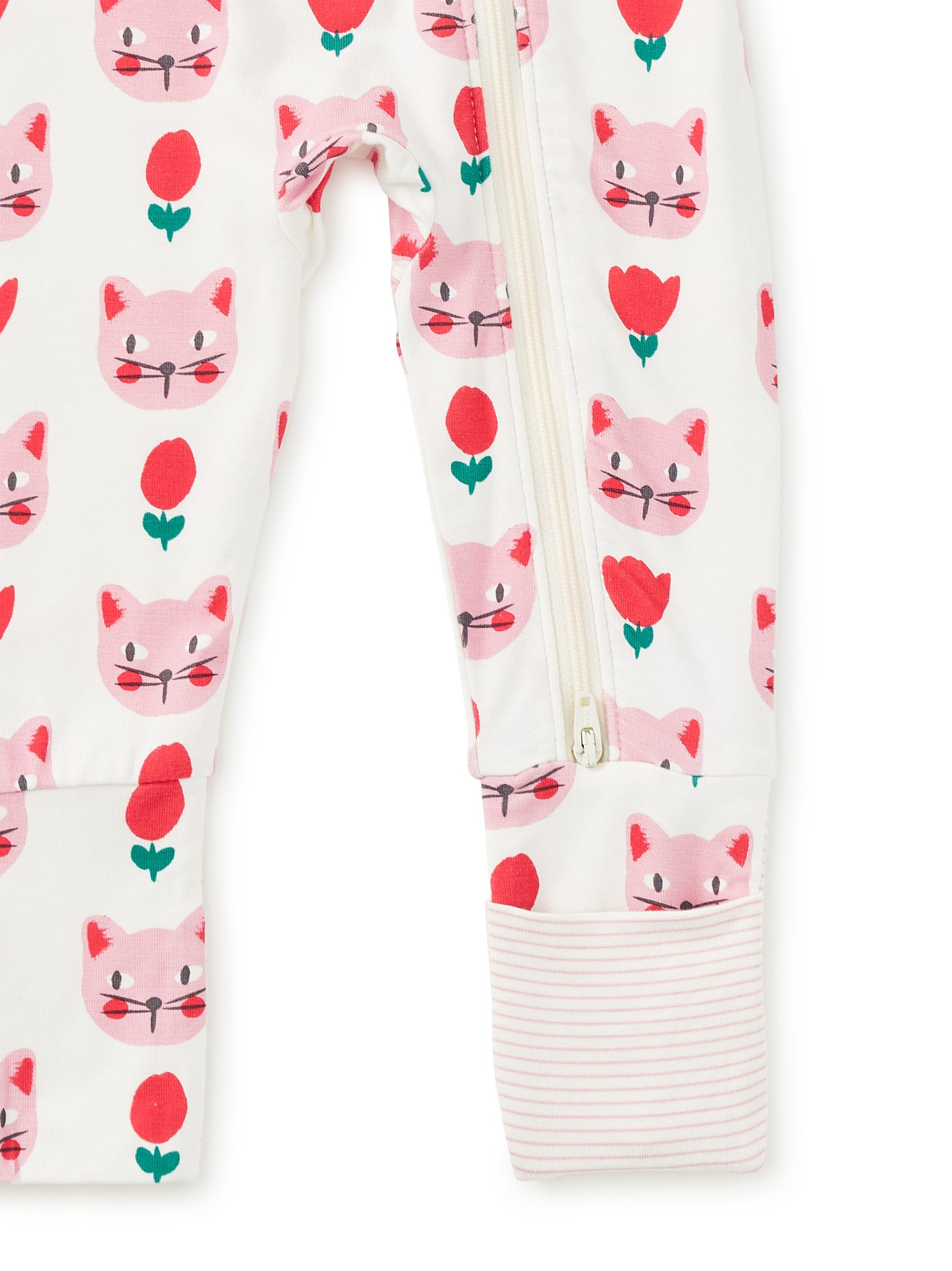 Pretty Kitty Footed Romper