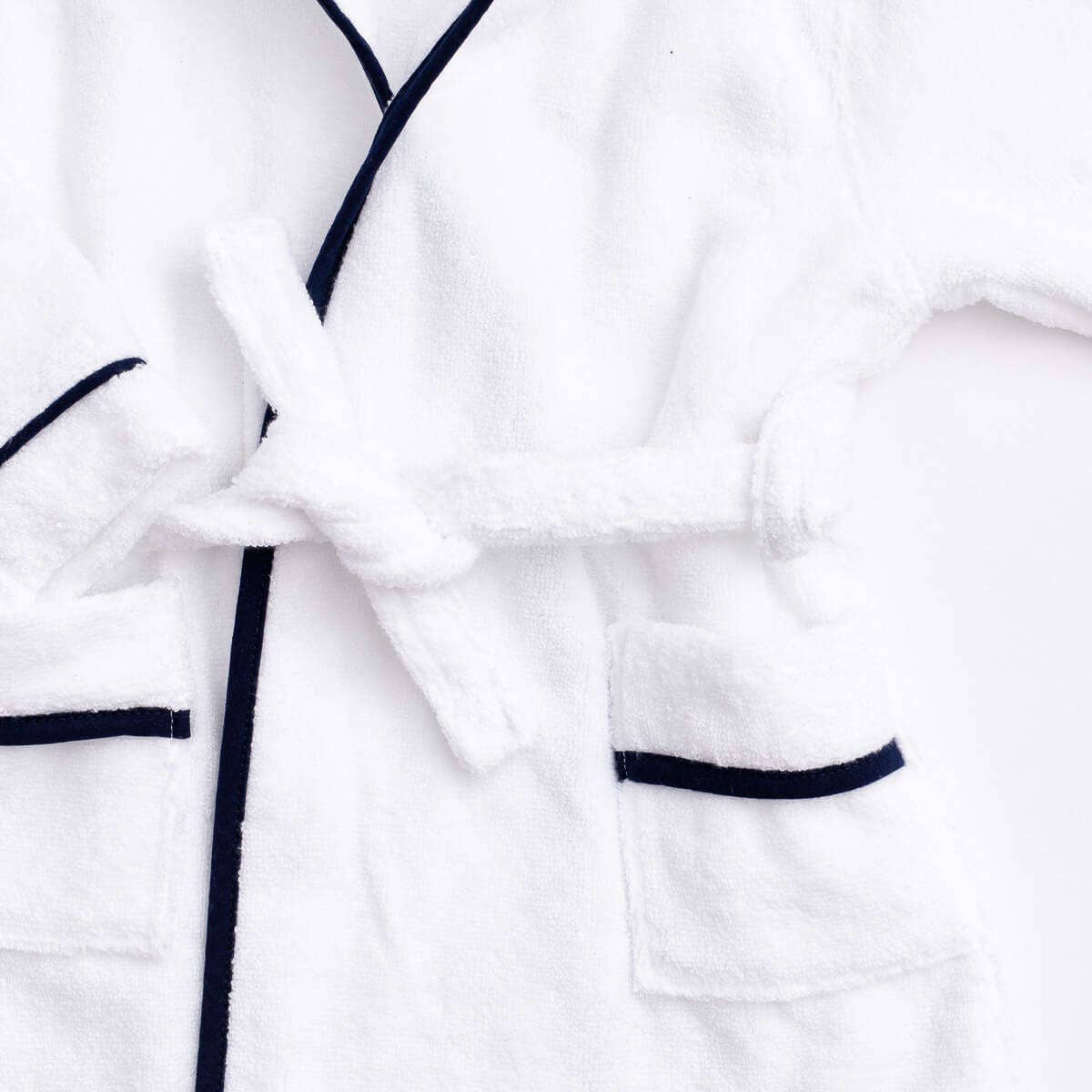 Navy Terry Bathrobe