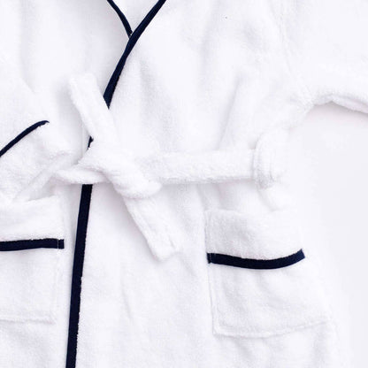 Navy Terry Bathrobe