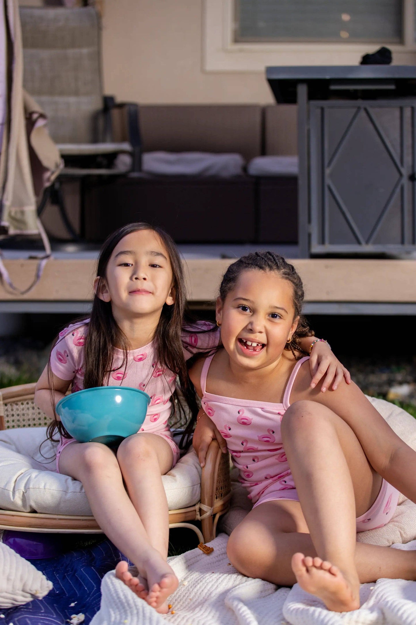 Flamingo Floaties 2Pc Pajama Set