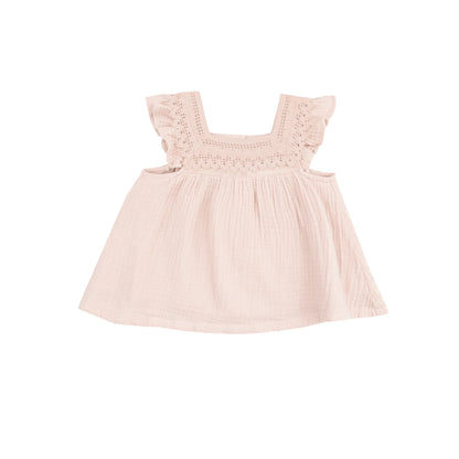 Muslin Pinafore & High Waisted Bloomer