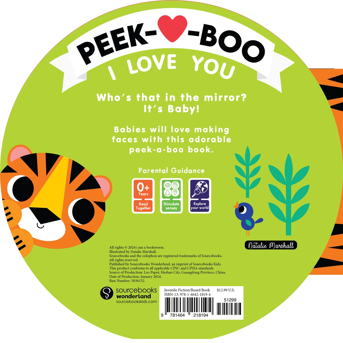 Peek-A-Boo, I Love You! At the Zoo Book