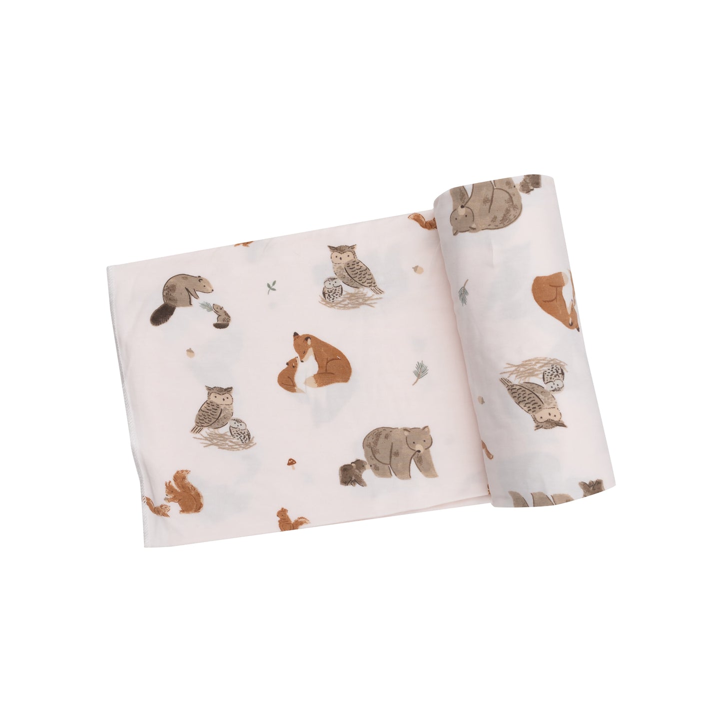 Soft Deer Pink Swaddle Blanket