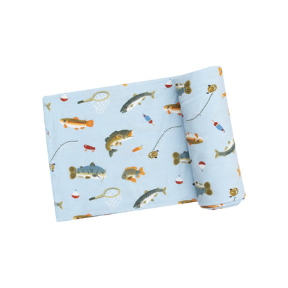 Fishing Swaddle Blanket