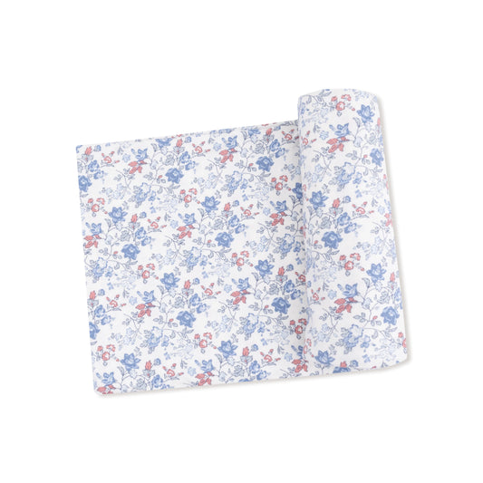 Country Girl Floral Swaddle Blanket