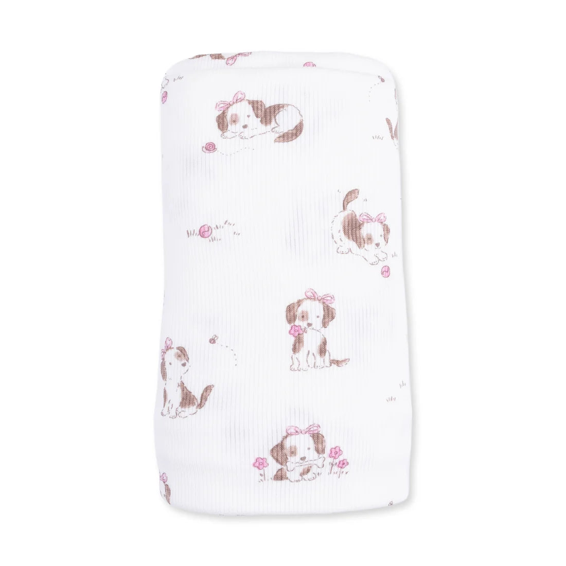Explorer Puppy Pink Swaddle Blanket