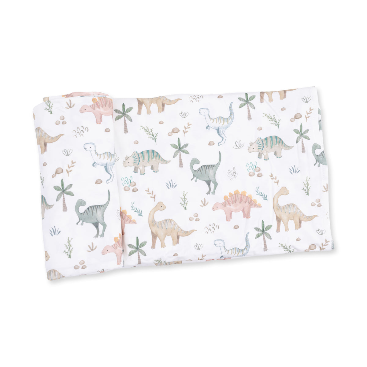 Sweet Baby Dino Swaddle Blanket