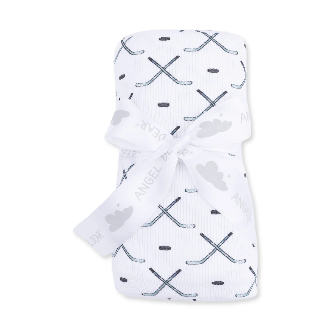 Simple Hockey Pink Swaddle Blanket