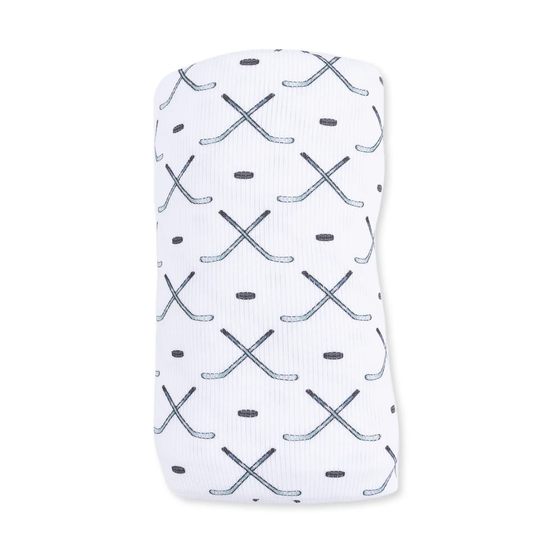 Simple Hockey Pink Swaddle Blanket