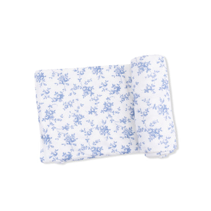 Baby Blue Vines Swaddle