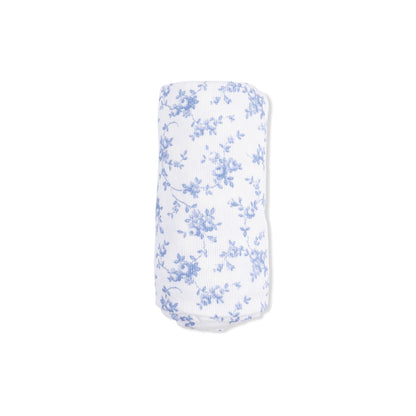 Baby Blue Vines Swaddle