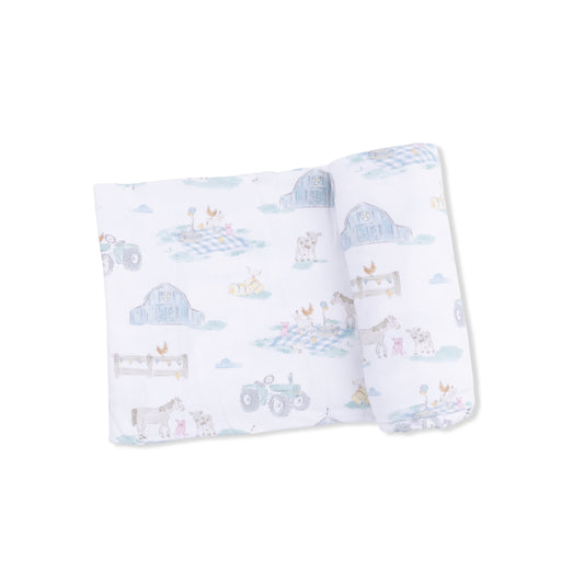 Farm Animal Party Swaddle