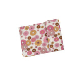 Retro Floral Swaddle Blanet