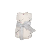 Wispy Floral Swaddle Blanket
