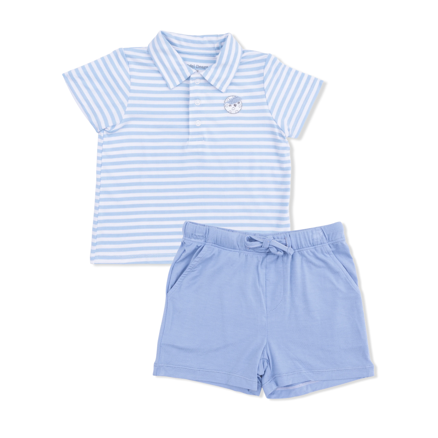 Striped Golf Polo Set