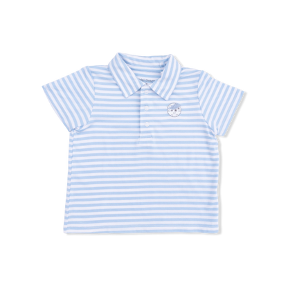 Striped Golf Polo Set