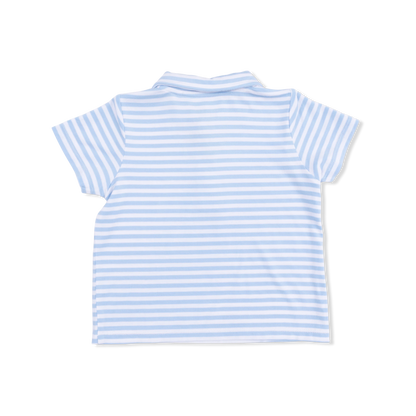 Striped Golf Polo Set