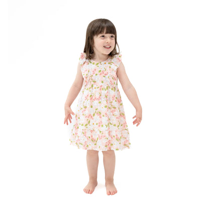 Picot Trim Magnolia Dress